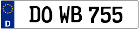 Truck License Plate